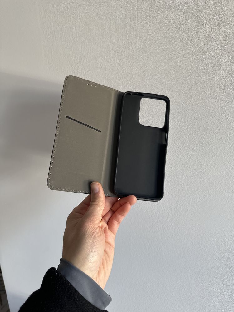 Etui otwierane do boku + SZKŁO hartowane do motorola MOTO G05