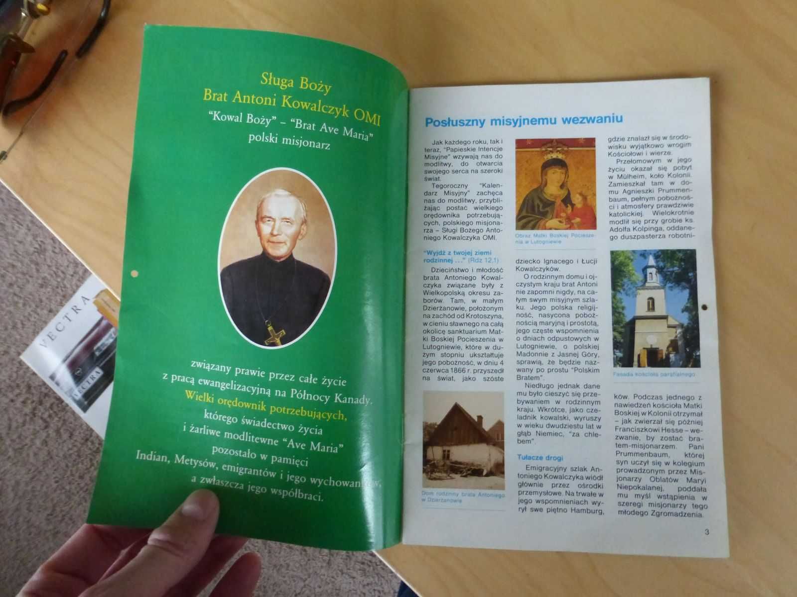 Kalendarz Misyjny 1991 polskich Misjonarzy Oblatów