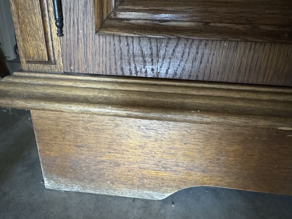 Kredens dębowy retro duży