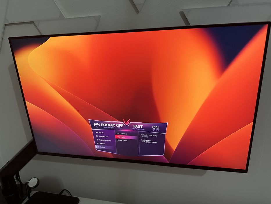 LG 27GP950 NanoIPS 4K, 144Hz, HDMI 2.1