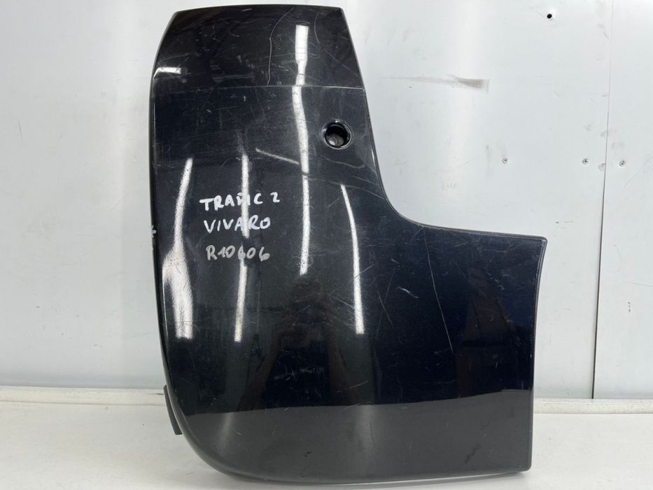 Zderzak tylny Renault Trafic 2 II Vivaro B Primastar 01-14r. narożnik nakładka prawa PDC 8200201457