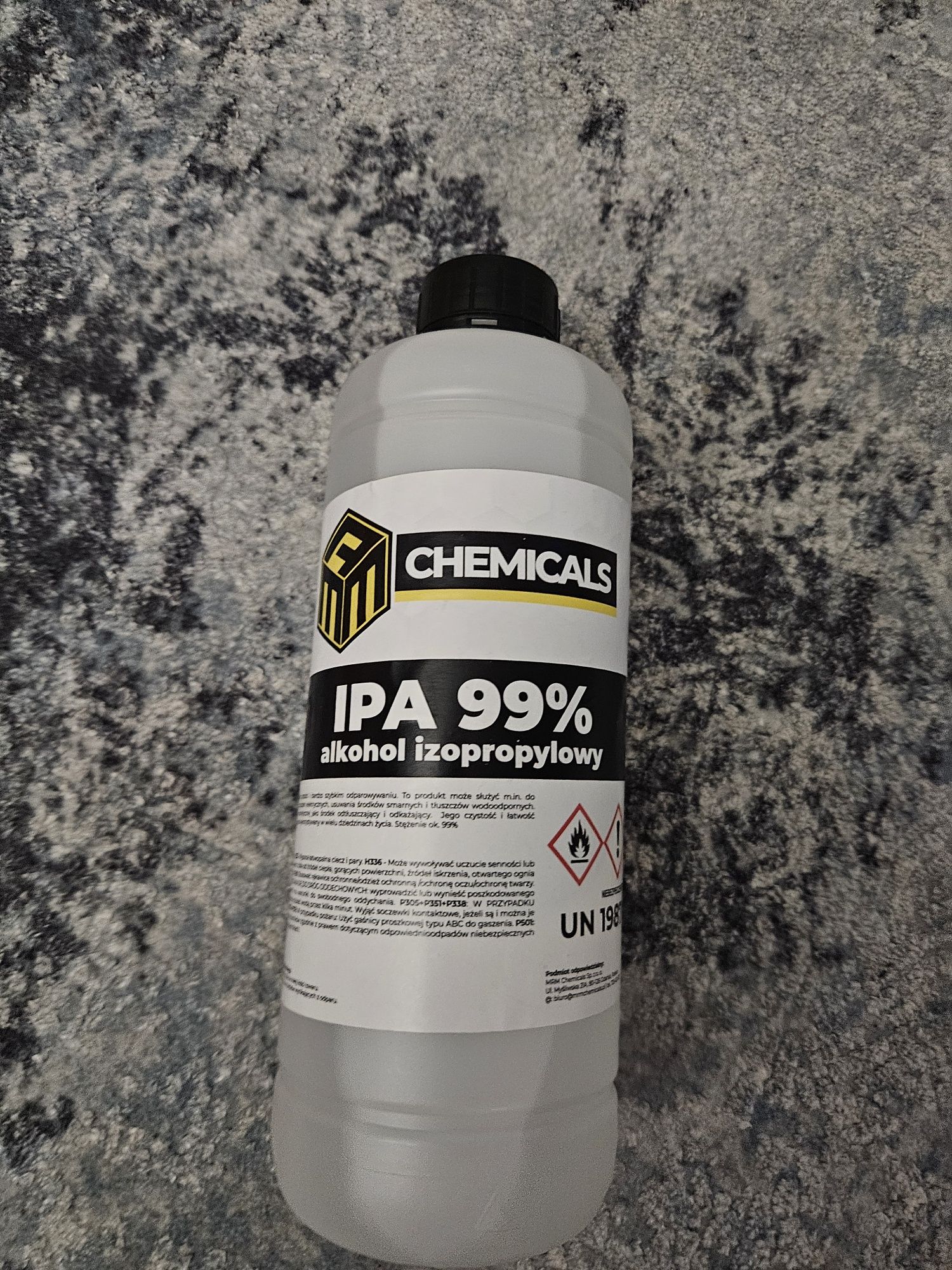 Chemicals IPA 99.9% druk 3d, chemia do czyszczenia