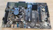 Płyta główna Asrock E3V5 WS, Intel Xeon 1220v5 3GHz, 64GB Ram DDR4