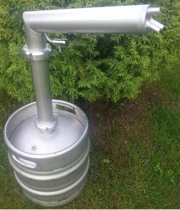 Aabratek Łomża 70mm, kolumna rektyfikacyjna, destylator od pasjonata