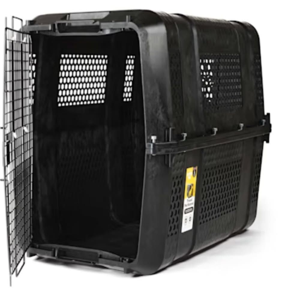 Caixa para transporte de animais em avião
