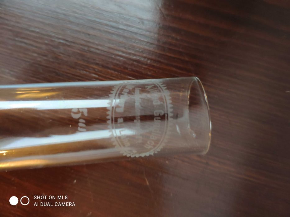 Stary sygnowany kominek cylinder 5" 34 mm nr 5