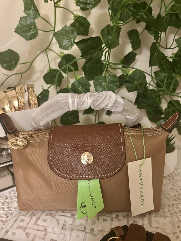 Mini Longchamp Castanha