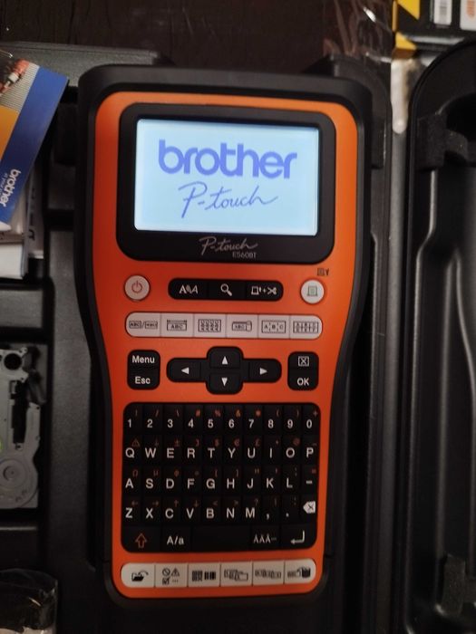 Drukarka etykiet Brother PT-E560BT, Jak NOWA!