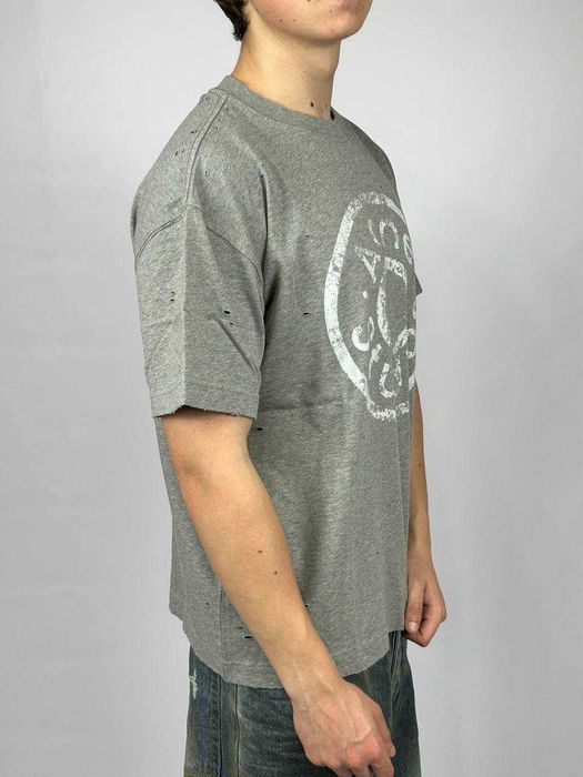 Футболка сіра Acne Studios серая archive opium distressed M L S