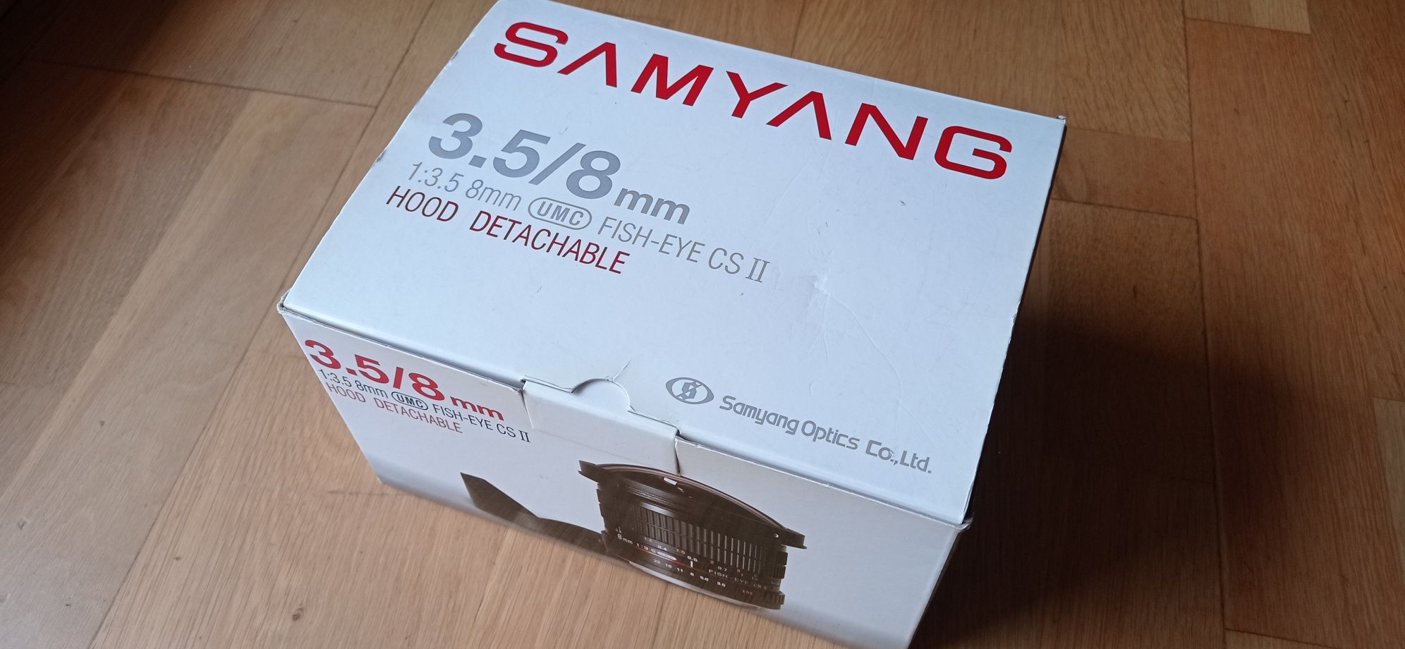 Obiektyw Samyang 3.5/8mm fish eye rybie oko Canon