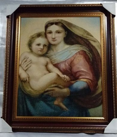 Гобелен Картина " Мадонна с младенцем"