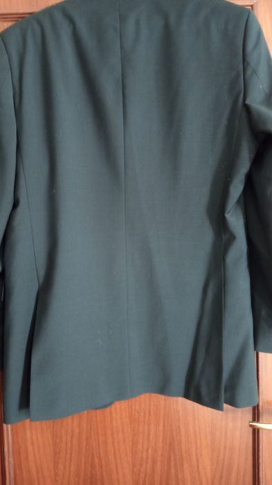 Blazer azul tamanho 50, 100% lá virgem
