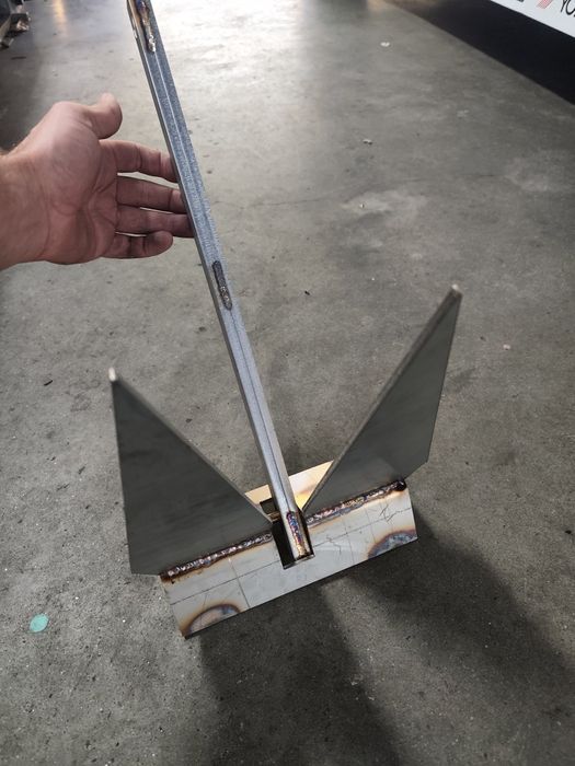Âncora em inox para barco