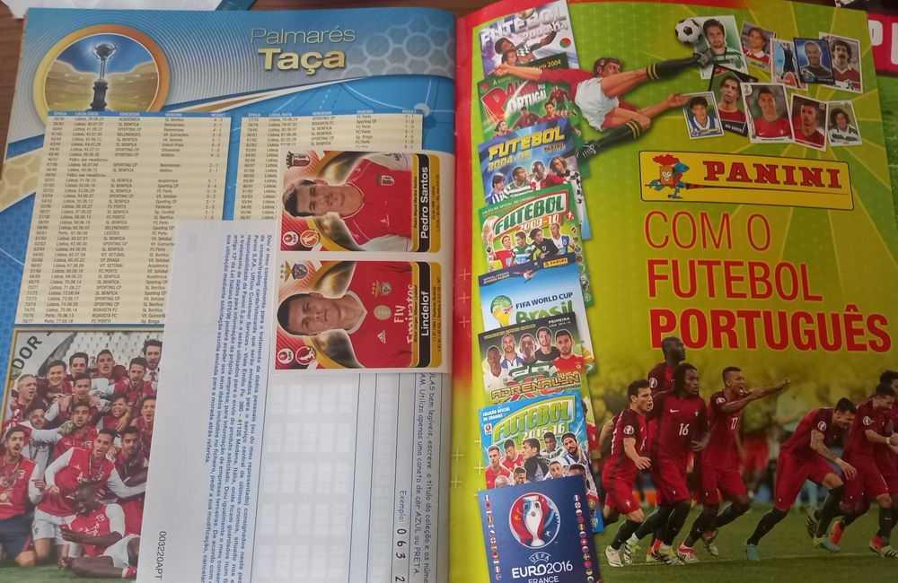 caderneta cromos Liga Nos Panini 2016/17 nova