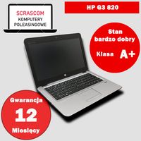 Laptop HP G3 820 i5 8GB 240GB SSD Windows 10 Gwarancja 12msc