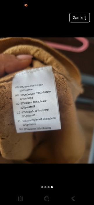 Nowy z metką sweterek