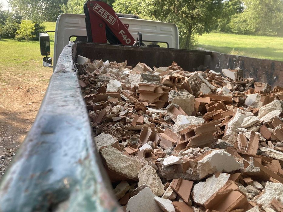 Wynajem kontenerów na gruz. Wywóz gruzu Biała Podlaska i okolice