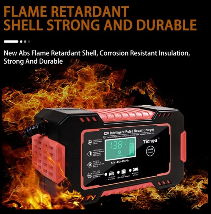 Carregador bateria carro e moto.