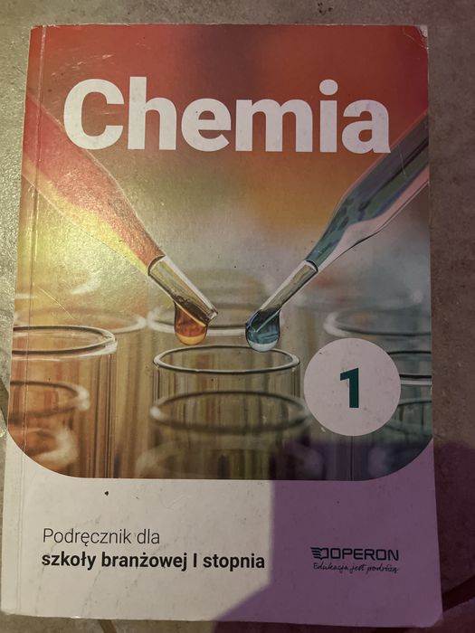 Chemia podrecznik dla szkoly branzowej 1 stopnia