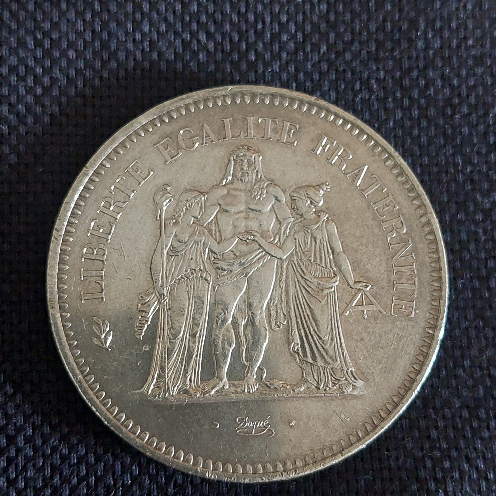 Moeda 50 Francos 1977