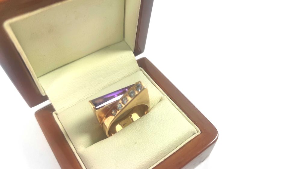 Wymarzony ZŁOTY PIERŚCIONEK PR.585 Loombard Lubawa Lombard