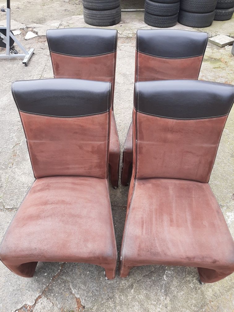 Krzesla/fotele zamszowe