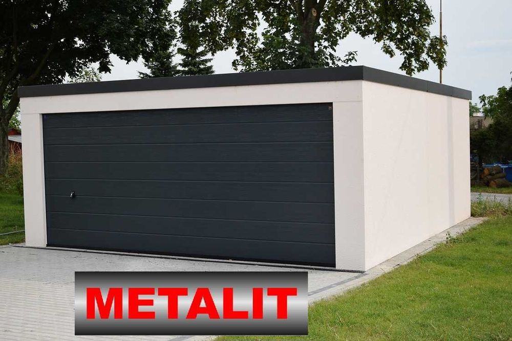 Garaż tynkowany Garaże Tynkowane Blaszane Blaszak Blaszany altanka Dom