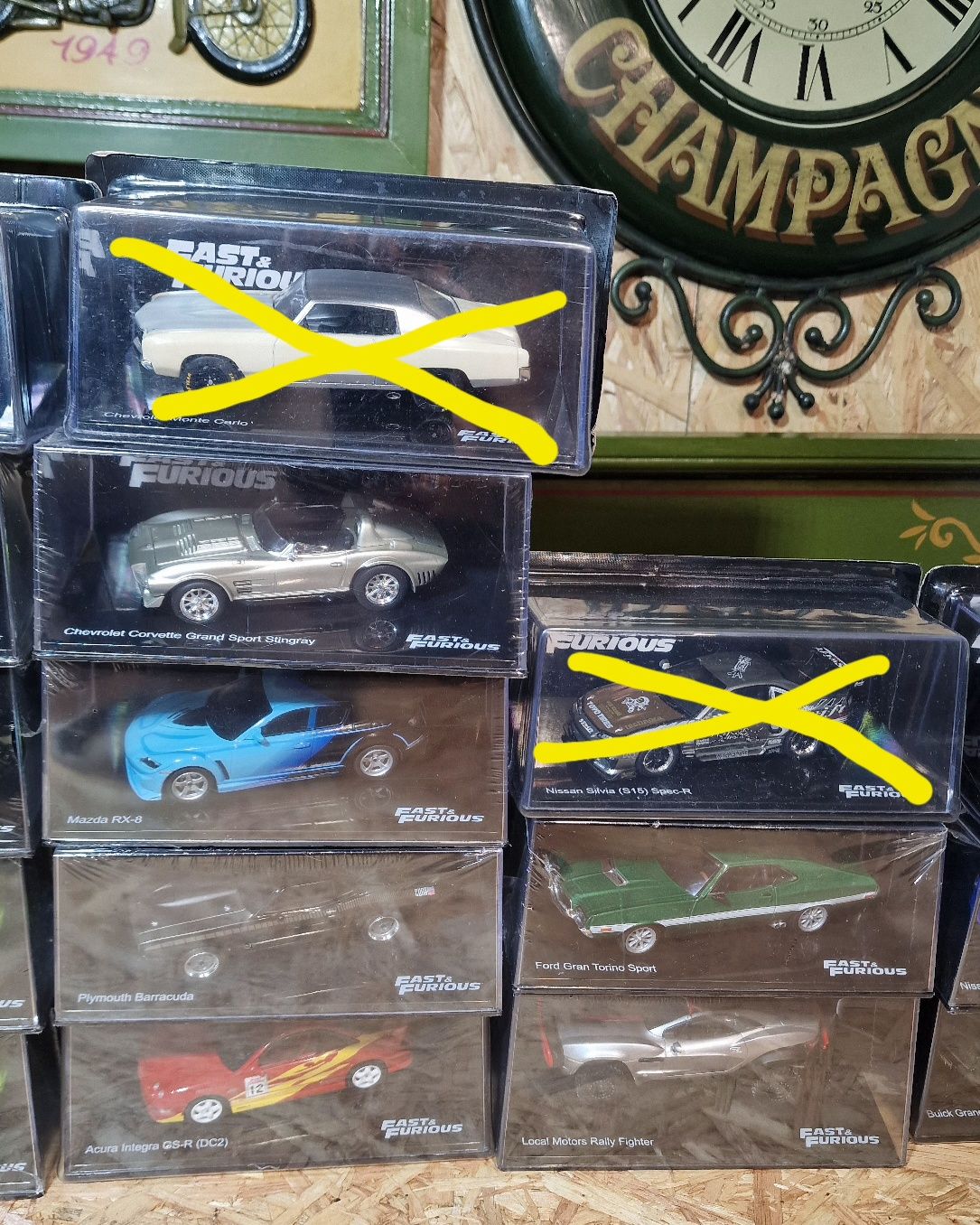 Miniaturas fast and furious