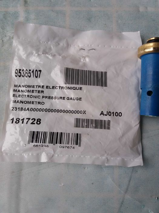 Czujnik ciśnienia kotła.