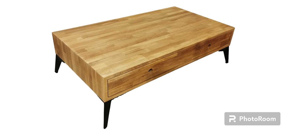 Stolik Kawowy, ŁAWA - NOWA, LOFT-owy. DRZEWO Dębowe. WYSYŁKA.