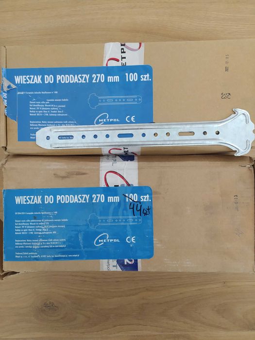 Wieszaki do poddaszy , grzybki,144sztuk, 270 mm