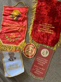 Pamiątki PRL kolekcja CCCP ZSRR, proporczyki