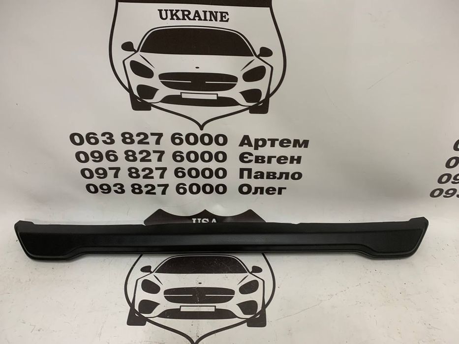 SUBARU FORESTER Накладка переднього бампера BLACK(ліцензія) 2022-