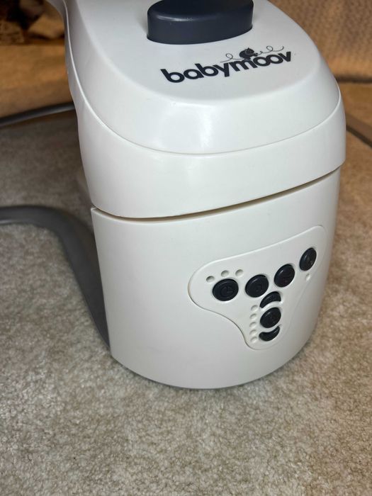 Leżaczek Babymoov Swoon Motion Zinc szaro-biały