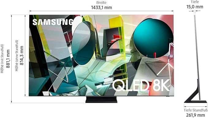 Samsung QLED 65 cali 8K UHD 120Hz hdr Smart WIFI DVB-T2 65Q950TST USZK