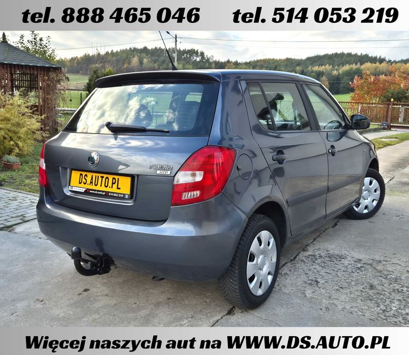 Skoda Fabia 2 • benzyna • 2009r • KLIMA • HAK • z Niemiec
