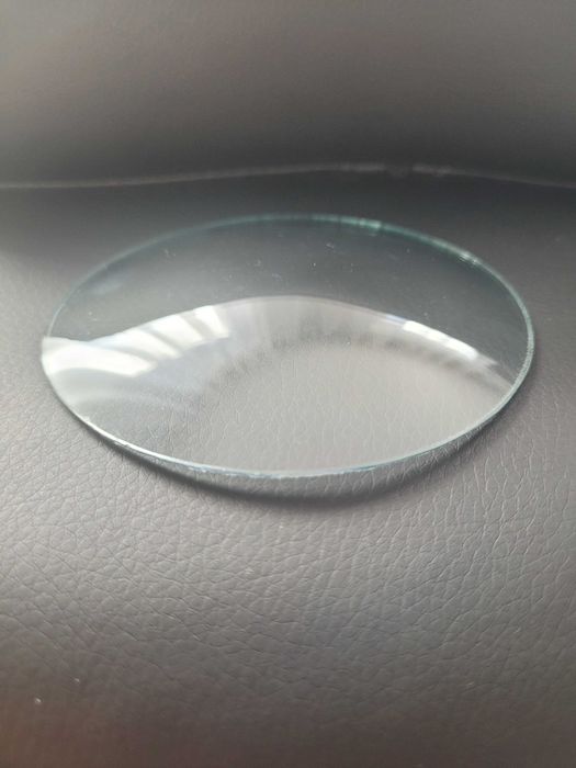 Stare szkło wypukłe do starych zegarów i budzików 77 mm