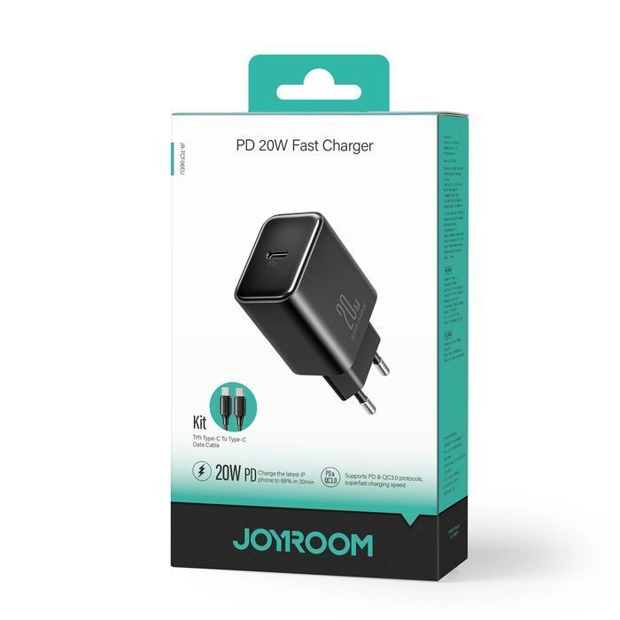 Ładowarka Joyroom JR-TCF06 USB-C PD 20W + Kabel USB-C