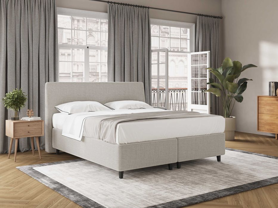 Łóżko Tapicerowane Kontynentalne 160x200