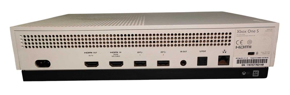 Konsola Xbox One S 1 TB biały Pudełko Bez pada