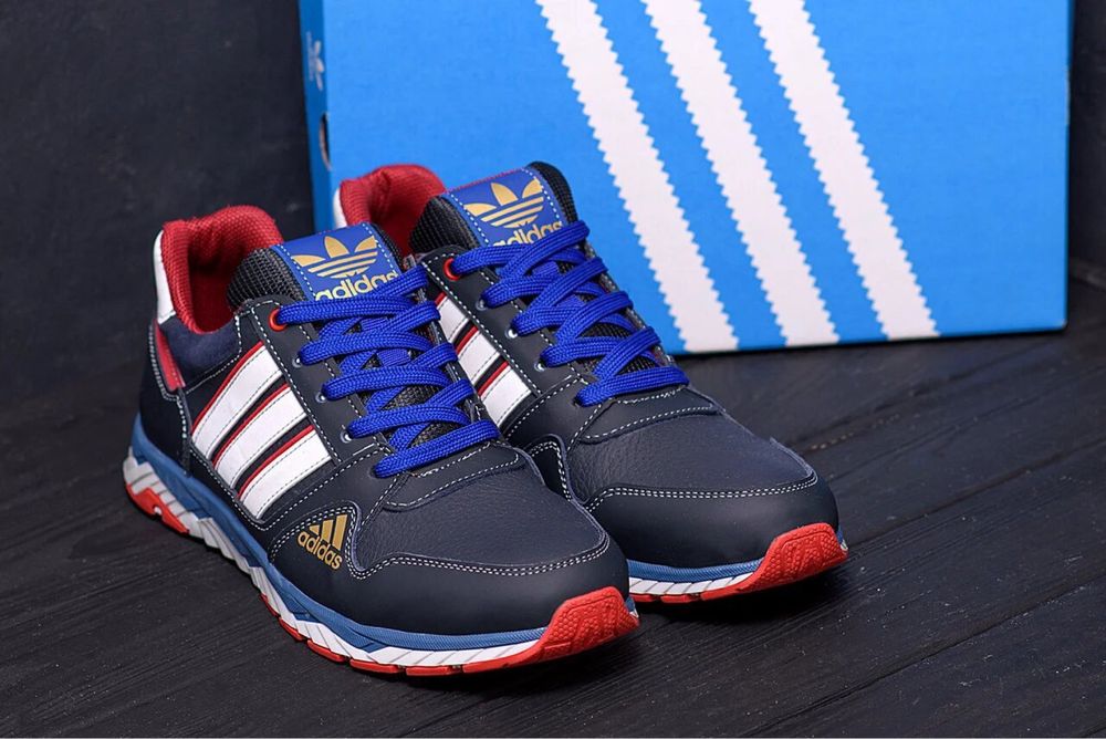 Чоловічі шкіряні кросівки Adidas Tech Flex