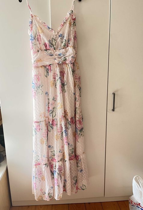 Sukienka długa maxi boho hippie vintage