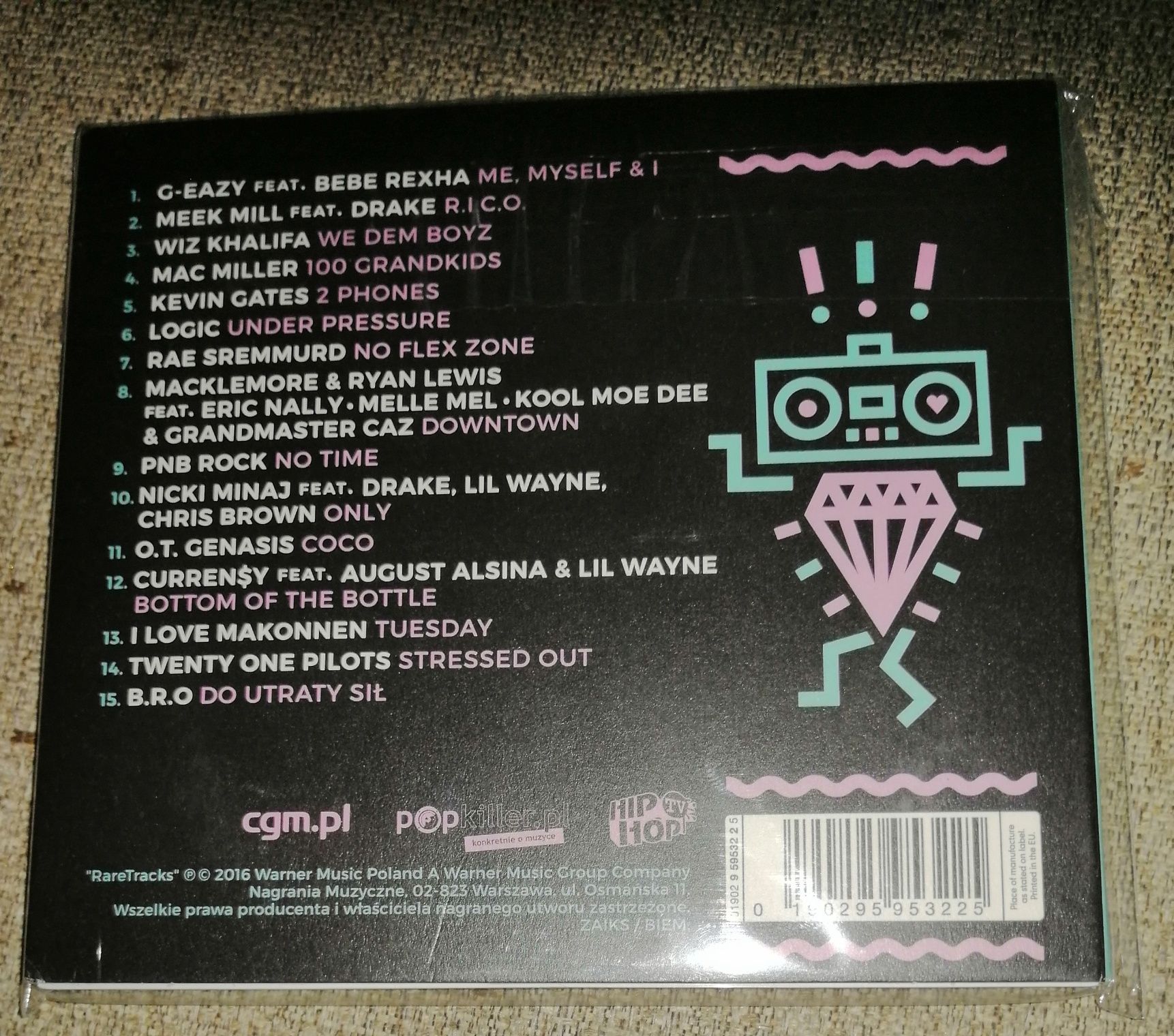 B.R.O RareTrack vol. 1 mixtape CD UNIKAT 1wyd nowa folia zastępcza