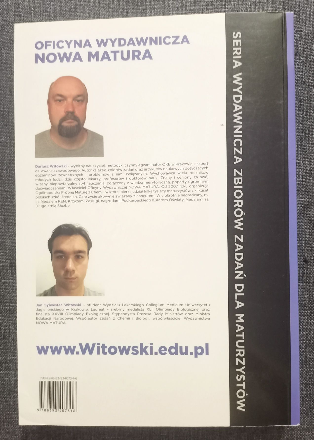 Dariusz Witowski, Jan Sylwester Witowski Biologia zbiór zadań wraz z o