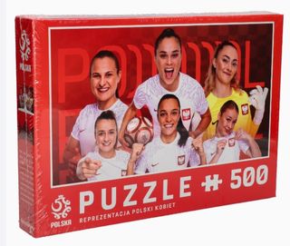 NOWE Puzzle PZPN Polska Reprezentacja Kobiet 500 Elementów