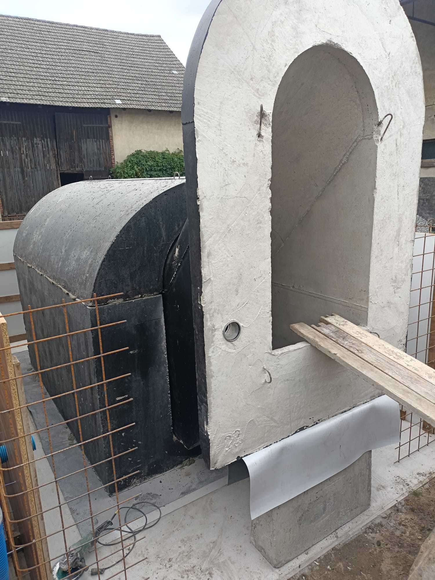 piwnica betonowa ogrodowa półokrągła 350/240/250 ziemianka spiżarnia