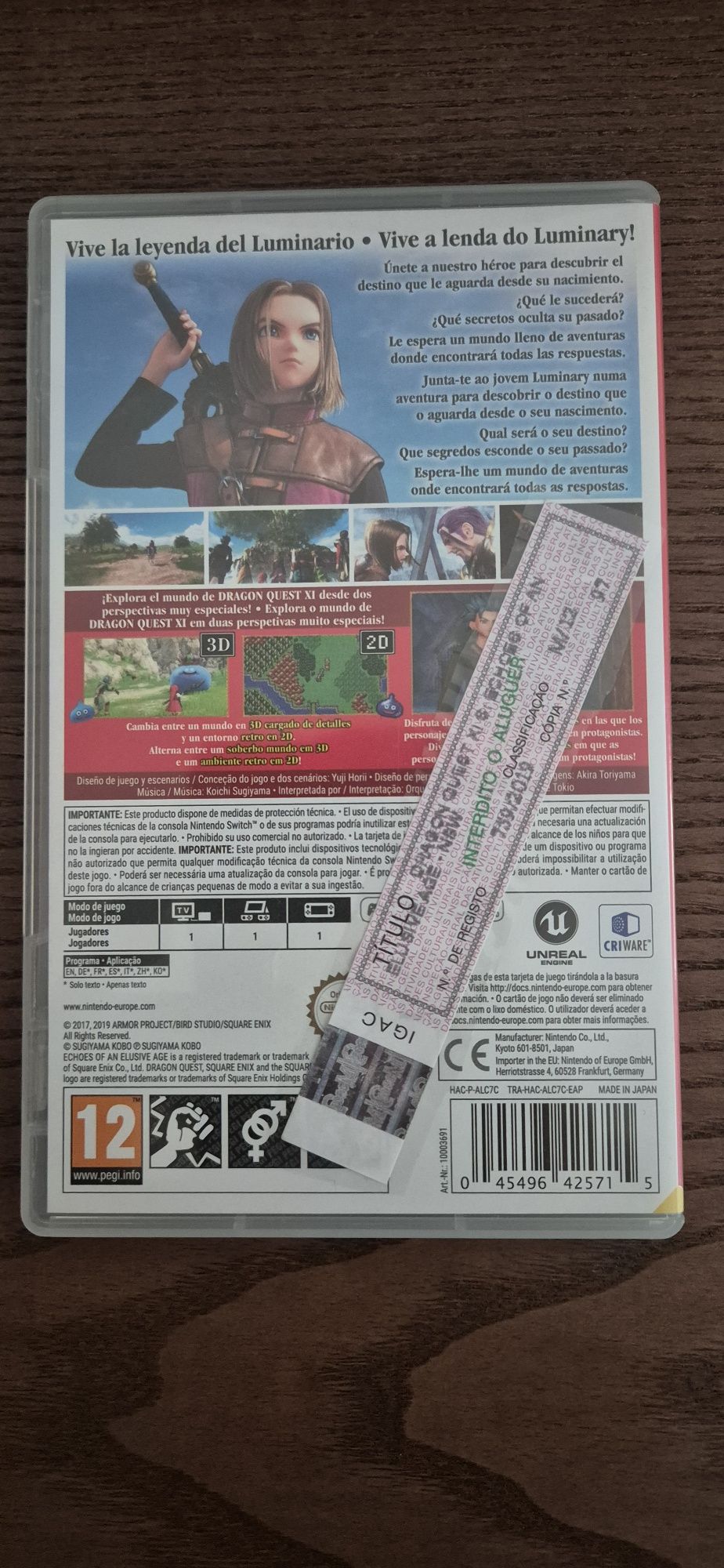 Dragon Quest XI S - Nintendo Switch