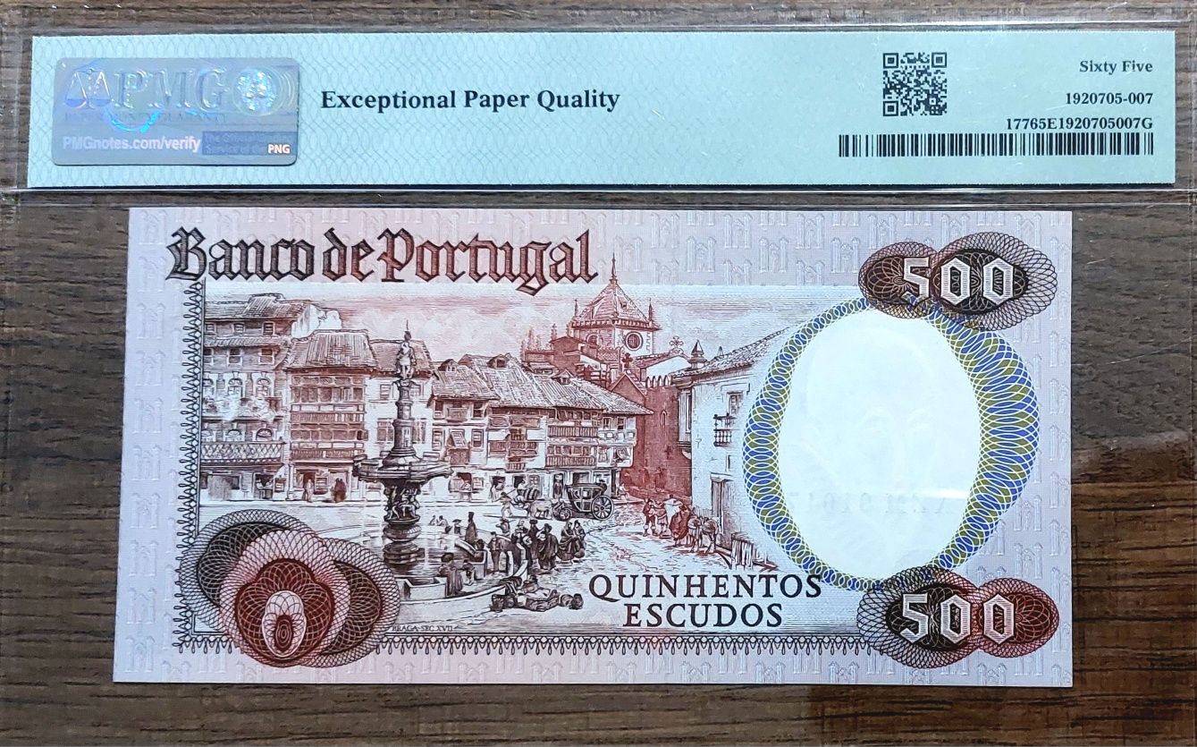 Nota 500 escudos Francisco Sanches