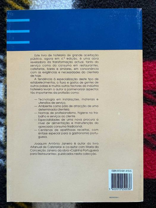 Livro | Guia Técnico de Hotelaria | Joaquim António Janeiro