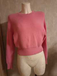 Różowy sweterek Bershka XS